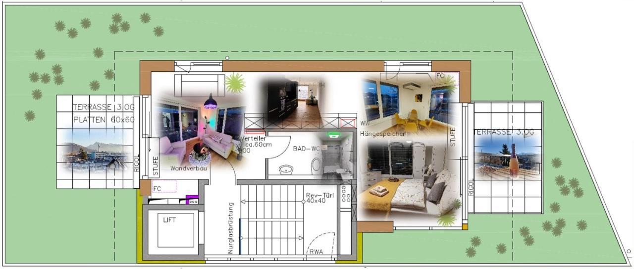 Penthouse Flat Carolina In Salzburg Stadt 외부 사진